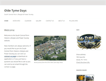 Tablet Screenshot of oldetymedays.org